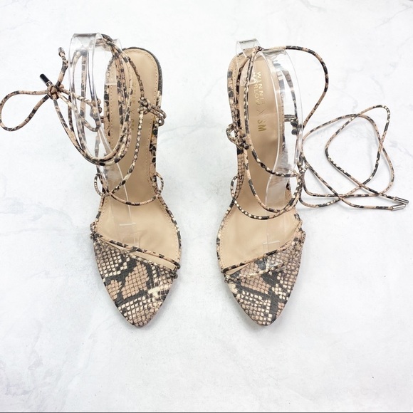 [Steve Madden] Badgirl Ankle Wrap Stiletto Sandal - Picture 3 of 10